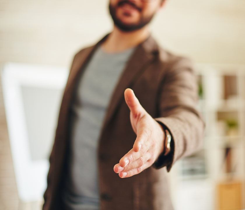 Handschlag - Versprechen Finanzgarage